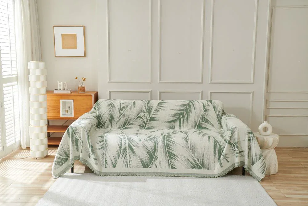 Sofa Throw - Yeluxe - Palm Sage