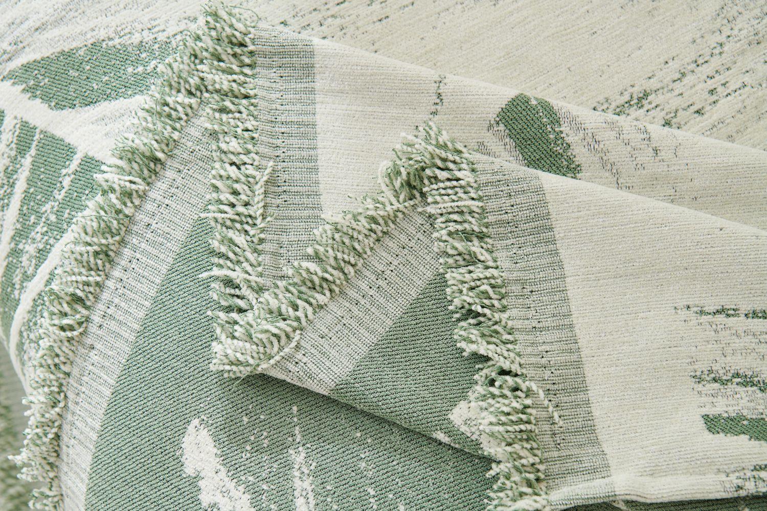 Sofa Throw - Yeluxe - Palm Sage - Image 8