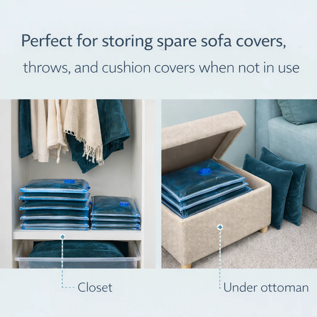 Vacuum Storage Bag - Transparent - Image 4